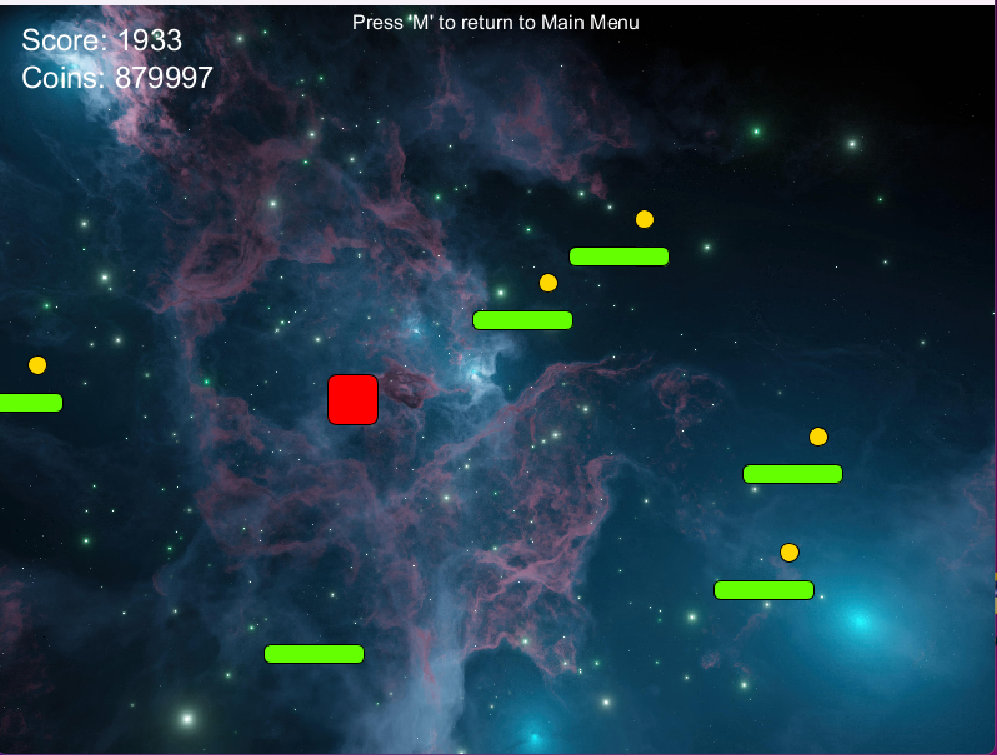 Gameplay: Character jumping on standard platforms